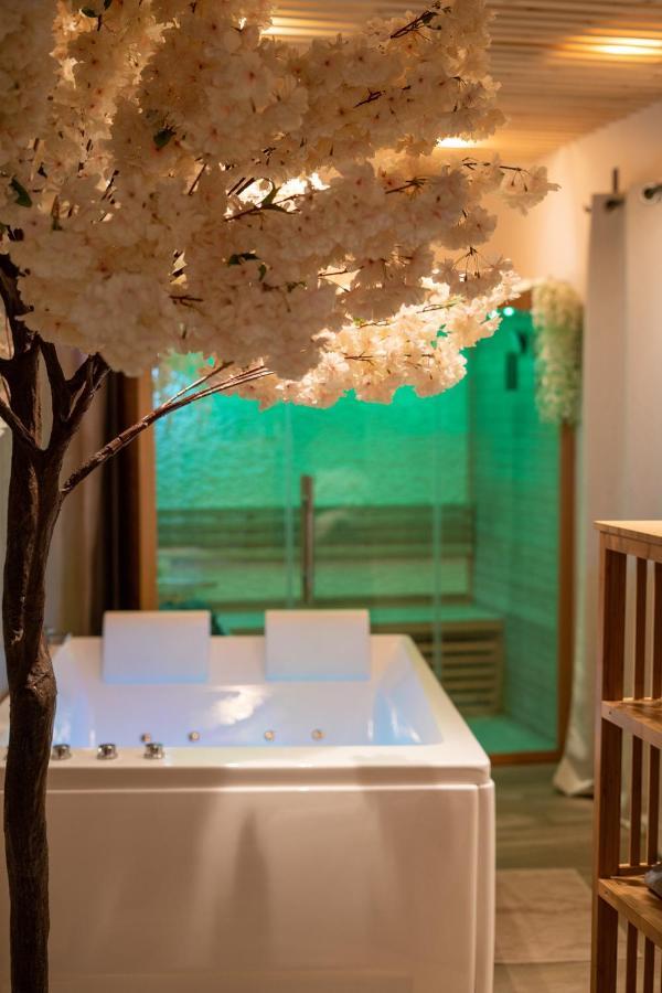 Capsule Thailande I Sauna I Balnéo I Console I jeux en bois I Cinéma I cour intérieure Trith-Saint-Leger Esterno foto